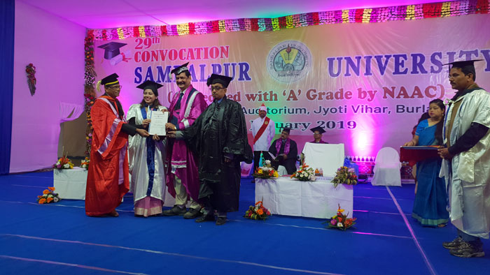 29th Convocation of Sambalpur University held on 5th January 2019