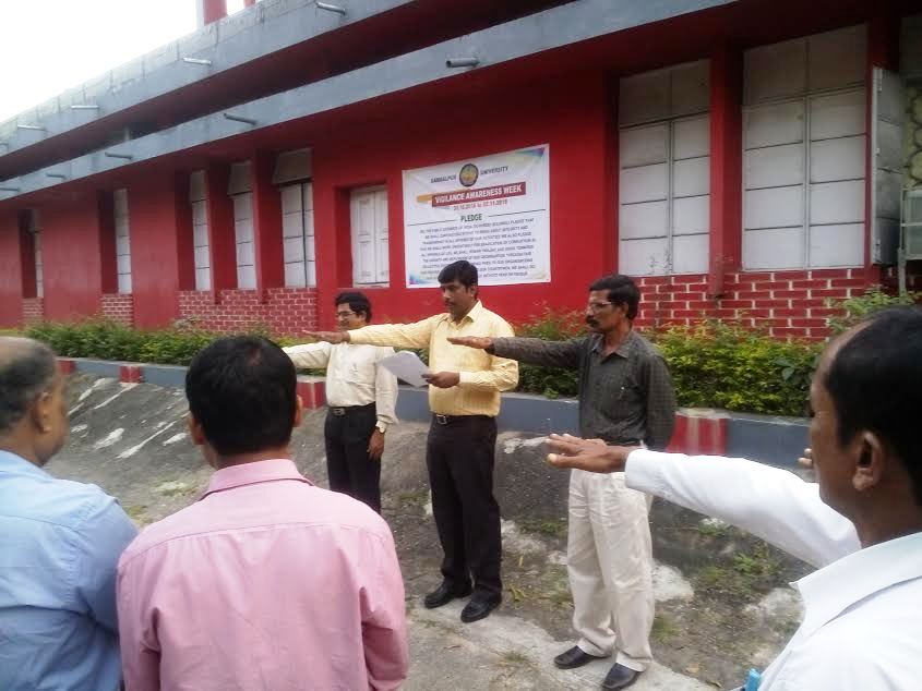 Pledge on Vigilance Awareness Week Celebration