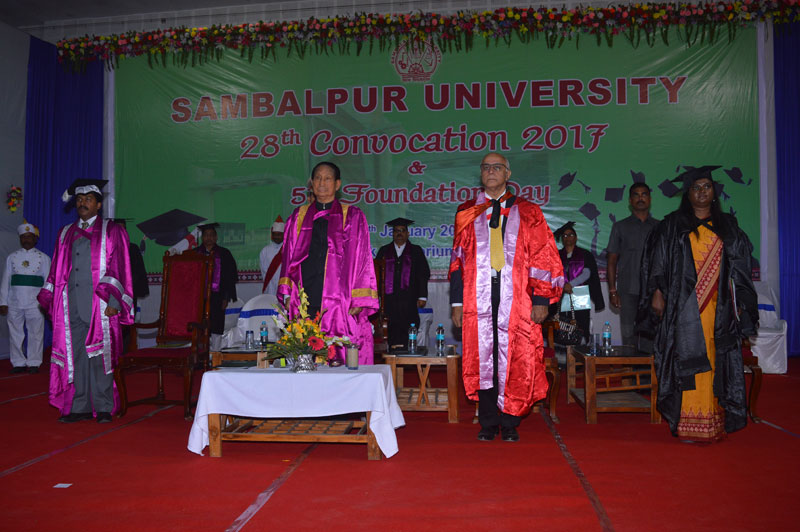 28th Convocation, Sambalpur University on 06th January, 2018