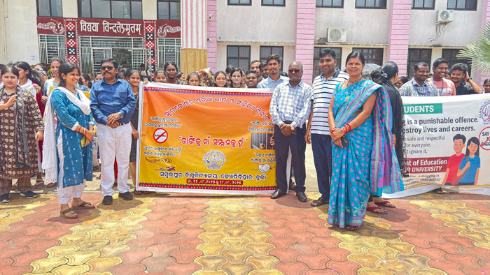 Antiragging Day Observed on 12.08.2025 at Sambalpur University